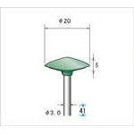 ナカニシ グリーンポリッシャー10本入【46863】(電動工具・油圧工具・マイクログラインダー)【送料無料】 5,820円