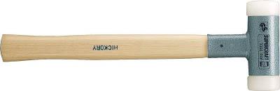 ハルダー スーパークラフトハンマー ヒッコリー製ハンドル付ナイロン（白） 頭径6【3366.06】【送料無料】の通販は