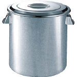 ＴＲＵＳＣＯ ステンレスキッチンポット蓋付 300ｘ300 21Ｌ 手付【TSH-4630】(ボトル・容器・ステンレスタンク)【送料無料】の通販は