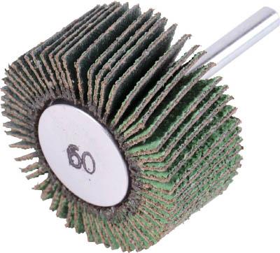 ＴＲＵＳＣＯ 超研削フラップホイール 外径80Ｘ幅25Ｘ軸径6 5個入 ＃Ｚ40【HF8025Z-40】(研削研磨用品・フラップ軸付ホイール)