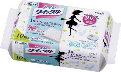 Ｋａｏ トイレクイックル つめかえ用 10枚入【10940】(労働衛生用品・トイレ用品)