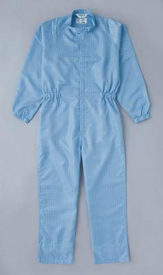 ＴＲＵＳＣＯ 制電糸グリッド仕様フード無つなぎ服 ブルー Ｌ【TCOG-B-L】【送料無料】