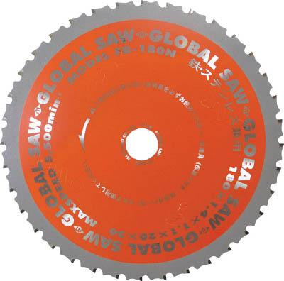 モトユキ グローバルソー鉄・ステンレス兼用チップソー【FR-180N】(切断用品・チップソー)【送料無料】の通販は 7,460円