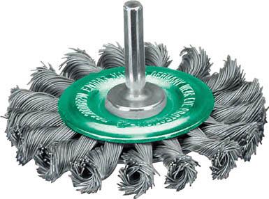 ＬＥＳＳＭＡＮＮ 軸付ホイルブラシ Φ75 ステンレス線 0．5【417398】(研削研磨用品・軸付ブラシ)【送料無料】の通販は 9,691円