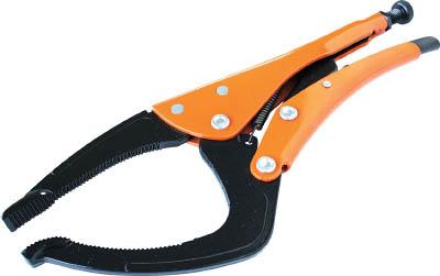 ＧＲＩＰ−ＯＮ グリッププライヤー（溝付先端仕様） 300ｍｍ【122-12】(クランプ・バイス・グリッププライヤー)【送料無料】