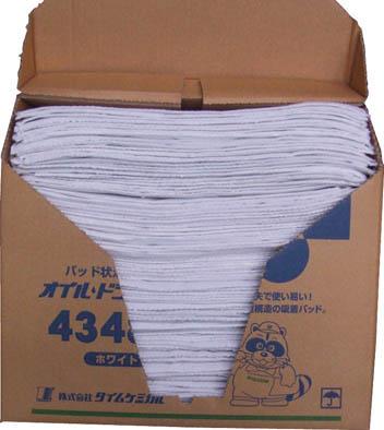 ＴＣ オイルドライパッド（43ｃｍ×48ｃｍ×100枚） ホワイト【4348N】(清掃用品・吸収材)【送料無料】