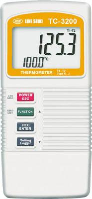 ライン精機 デジタル温度計【TC-3200】(計測機器・温度計・湿度計)【送料無料】