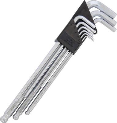 ＴＲＵＳＣＯ 角曲げボールポイント六角棒レンチセット 9本組【TBRK-9S】【送料無料】の通販は