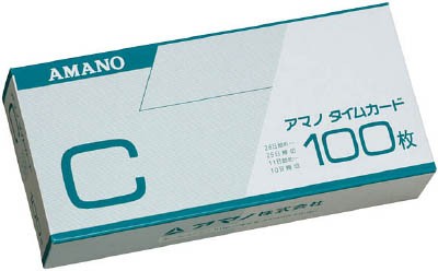 アマノ タイムカードＣ(ＯＡ・事務用品・タイムレコーダー)