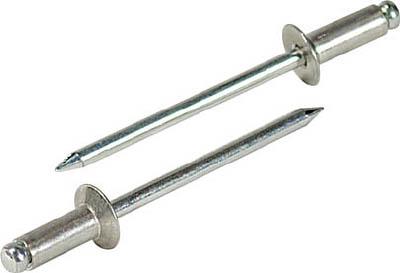 エビ ブラインドリベット皿頭（1000本入） アルミ／スティール 6−3【NSA63K】(ファスニングツール・ブラインドリベット)【送料無料】