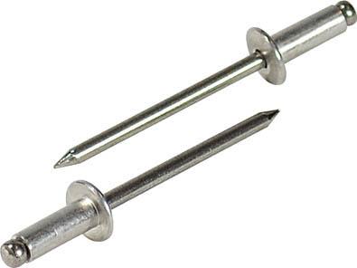 エビ ブラインドリベット（500本入） アルミニウム／ステンレス 8−4【NTA8-4】(ファスニングツール・ブラインドリベット)【送料無料】の通販は 15,970円