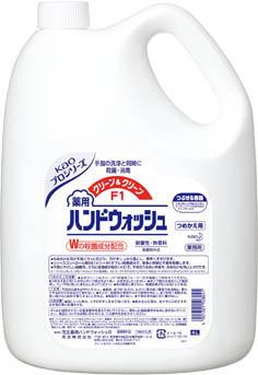Ｋａｏ クリーン＆クリーンＦ1 つめかえ4Ｌ【508041】(労働衛生用品・ハンドソープ)【送料無料】