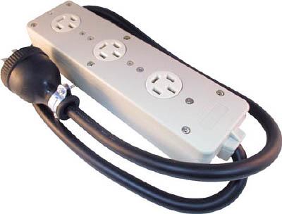 明工 3コ口タップ接地3Ｐコード1ｍ【MR2929】(電設配線部品・プラグ・コンセント)【送料無料】の通販は