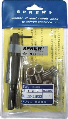 スプリュー リペアパックＭ10−1．5【REPAIR-M1015】(ねじ切り工具・インサートねじ)【送料無料】