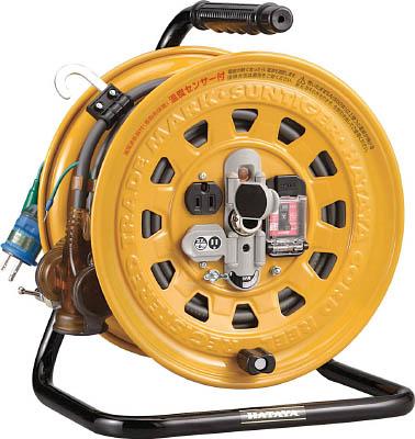 ハタヤ 逆配電型ブレーカーリール 単相100Ｖアース付 27＋6ｍ【GBM-130K】(コードリール・延長コード・コードリール逆配電型)