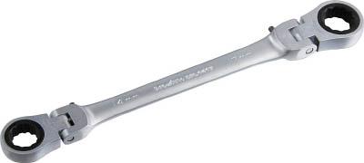 Ｐｒｏ−Ａｕｔｏ ダブルフレックスロックギアレンチ14Ｘ17ｍｍ【DFL1417】(レンチ・スパナ・プーラ・ラチェットレンチ)【送料無料】