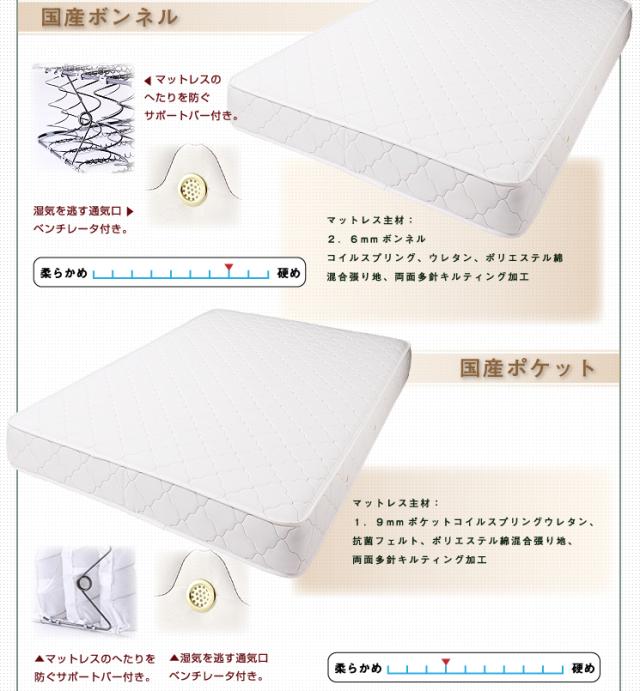 国産 日本製 ベッド ダブル 収納 照明 ライト 宮棚 ダブル 木目 ブラウン ウッド ブラック 黒 茶 マットレス 引き出し 引出し 収納ベッド【Marcel】マルセル ダブル 国産ボンネルコイル マットレス付(代引き不可)【送料無料】_7