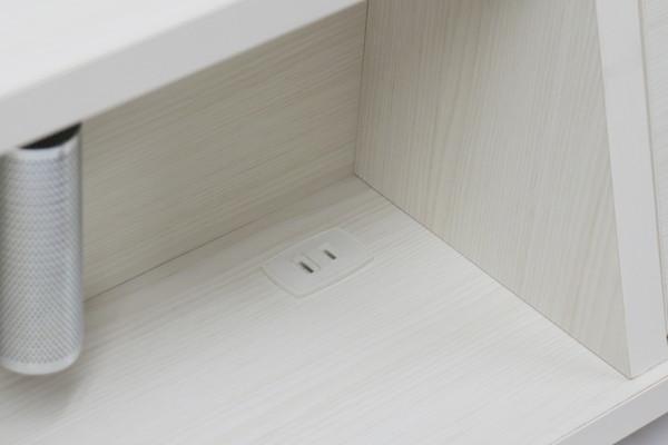 国産ベッド ダブル ダブルサイズSGマーク付ボンネルコイルマットレス コンセント付き 引き出し付き マルチカラー 日本製 K333(代引不可)_12