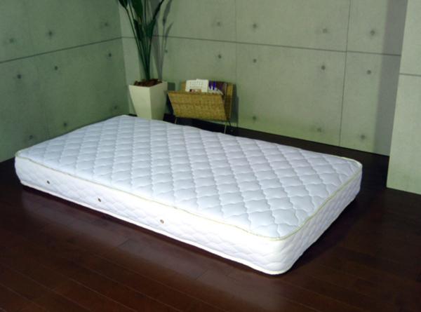 日本製 ヘッドレス フロアベッド 新型超体圧分散 ポケットコイル マットレス ダブル ベッドフレーム 脚付き マットレス 国産 代引不可 日本製 ヘッドレス フロアベッド 新型超体圧分散 ポケットコイル