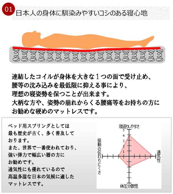 日本製 棚付き 照明付き フロアベッド+ボンネルコイルマットレス