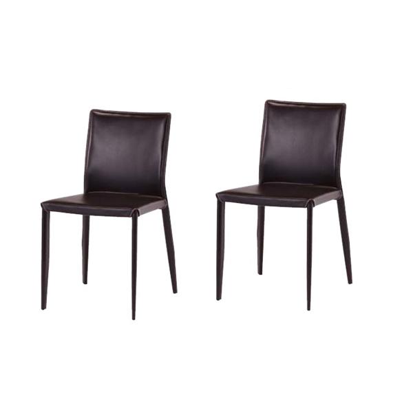 ダイニングチェア チェア 椅子 ダイニング イタリアン モダン クロスステッチ レザー ガラス ダイニング レザーチェア 2脚組 代引不可 の通販はau Pay マーケット リコメン堂