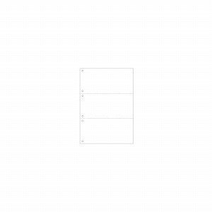 ヒサゴ BP2005WZ マルチプリンタ帳票 A4 白紙 3面 6穴 (1箱)【送料無料】