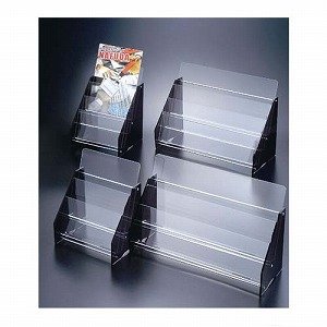 ベロス パンフレットスタンド PE-423A A4判 2列3段 透明【送料無料】の通販は