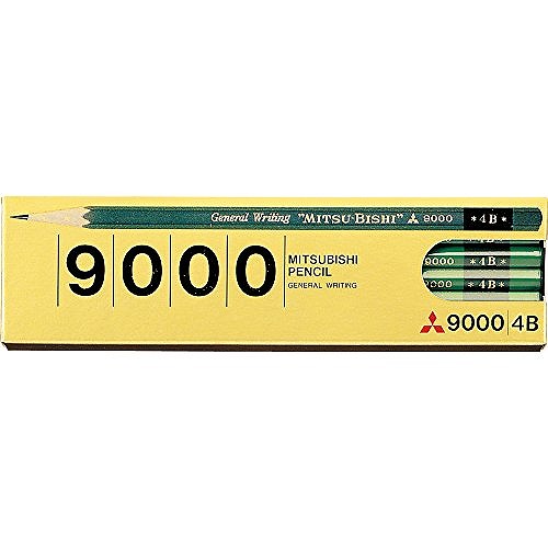 三菱鉛筆 鉛筆 4B K90004B 鉛筆