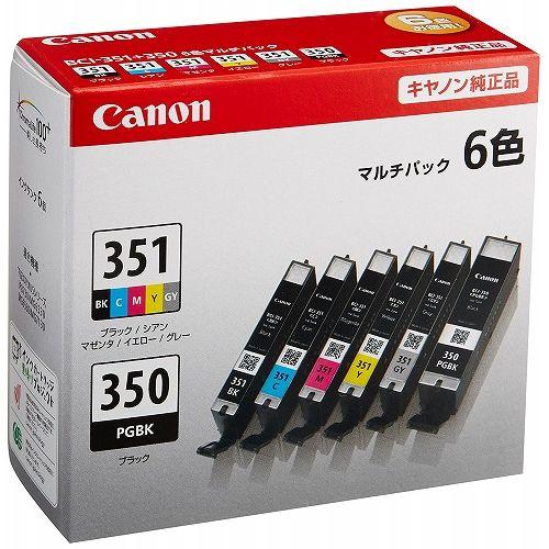 キヤノン インクタンク マルチパック標準 BCI351+350/6【送料無料】 7,360円