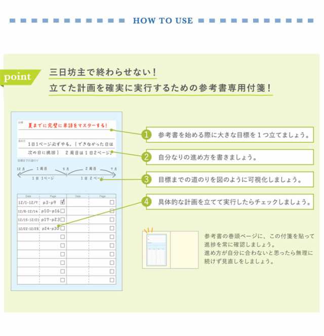 学研ステイフル 目的別付箋 参考書計画 Bm040 14 定期テスト 模試 受験 試験対策 ふせん 文具 勉強グッズ 代引不可 メール便 ゆうパケの通販はau Pay マーケット リコメン堂