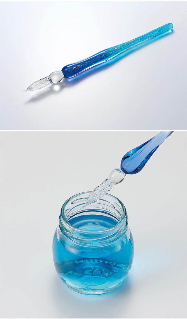 セキセイ アゾンガラスペン クラシック サーモンピンク AX-8512