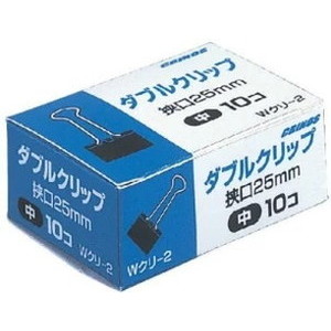 【単品50個セット】 日本クリノス ダブルクリップ中 Wクリ-2 (1箱)【送料無料】
