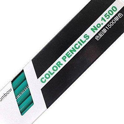 【単品10個セット】 トンボ 色鉛筆1500-12青ミド 文具 文房具 まとめ買い お買い得セット【送料無料】