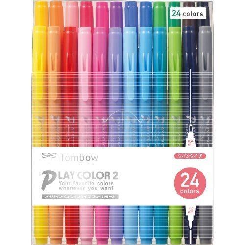 まとめ買い5個セット】 トンボ鉛筆 プレイカラー2 24色セット まとめ買い5個セット】 トンボ鉛筆 プレイカラー2 24色セット