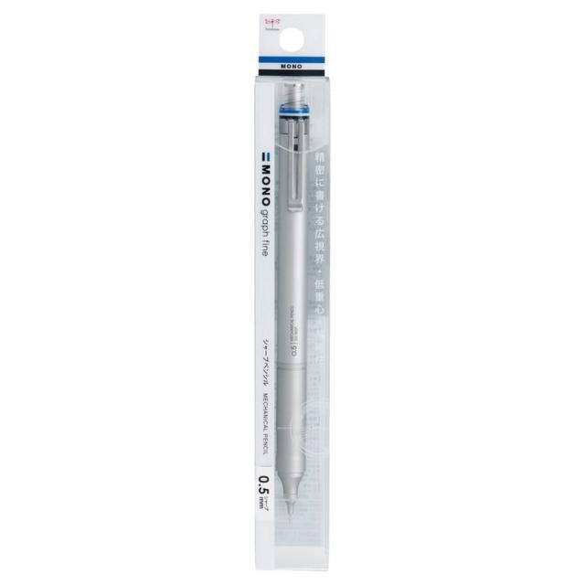 【まとめ買い10個セット】 トンボ鉛筆 モノグラフファイン0.5 シルバー 文房具 文具 シャーペン MONO シャープペン【送料無料】