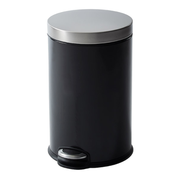 オーパス JAVA Effie ペダルビン ステンレス ゴミ箱 12L BK JH-8856TYP(代引不可)【送料無料】の通販は 6,141円