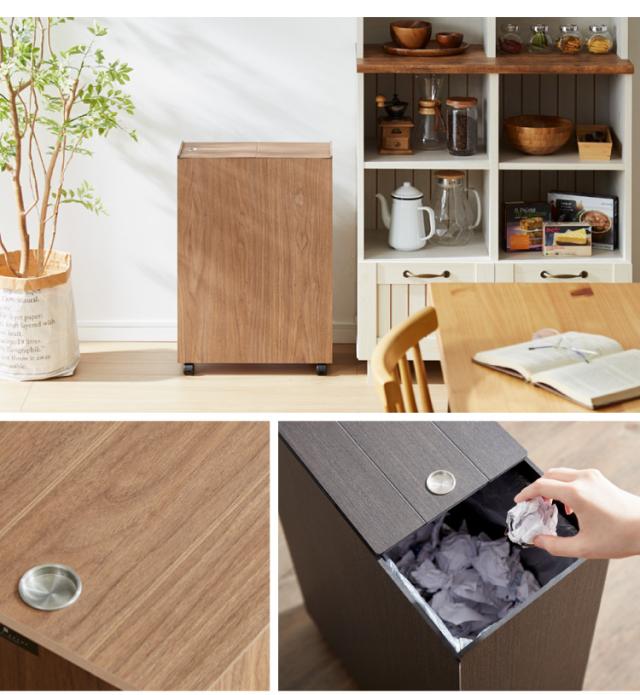 ゴミ箱 30L BOSK 北欧 木製 橋本達之助工芸 ゴミ袋が見えない シンプル ダストボックス ダストBOX ごみ箱 ごみばこ ゴミ袋 隠せる ビニール袋 見えない(代引不可)【送料無料】_5