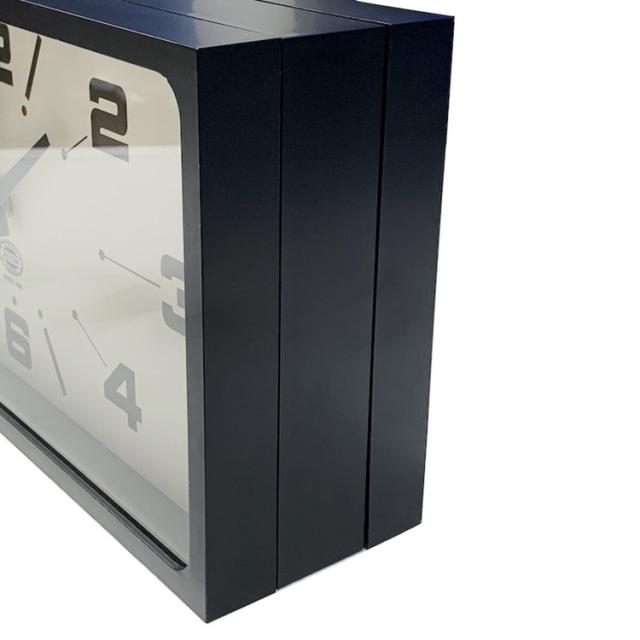 時計 ダブルフェイスクロック レクタングルBK ブラック ダルトン(代引不可)【送料無料】_4