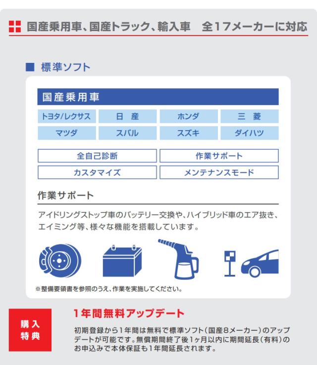 日立 ダイアグノスティックツール(スキャンツール) 車用 故障診断機 