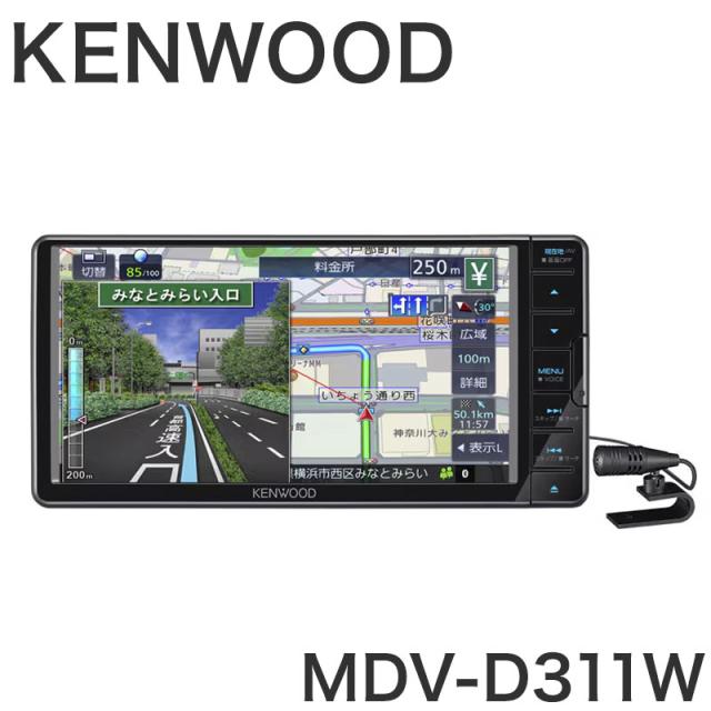 ケンウッド カーナビ MDV-D311W 彩速ナビ ワイドモデル 7V型/200mm