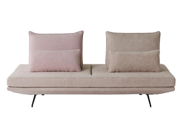 背クッションセット 単品 背もたれ幅73cm クッション幅66cm ライトグレー ベージュ ピンク ライトグリーン モコモコ ゆったり くつろぎ ふかふか おしゃれ コンパクト 北欧(代引不可)【送料無料】_4