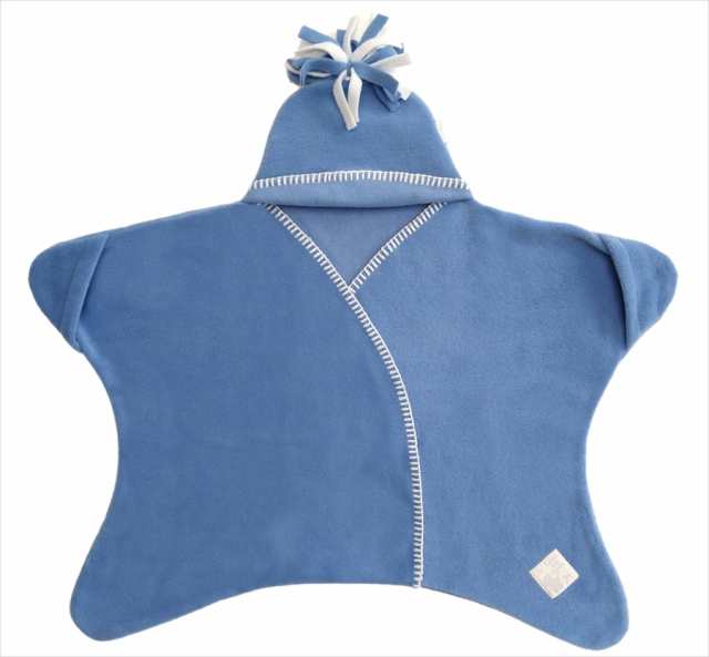 Tuppence & Crumble タッペンスアンドクランブル 星型フリースアフガン スターラップ 0-4M スカイブルー 1個 新生児~生後4ヶ月頃【送料無の通販は
