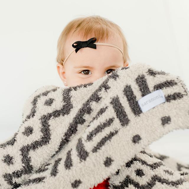 saranoni サラノニ ダブルレイヤーバンボーニ ブランケット レシービング【ひざ掛けサイズ】 マッドクロス ベビー 赤ちゃん【送料無料