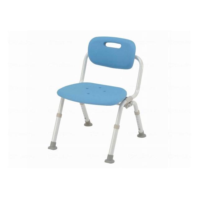 パナソニックエイジフリー シャワーチェア ユクリア ミドルおりたたみN ブルー【送料無料】の通販は