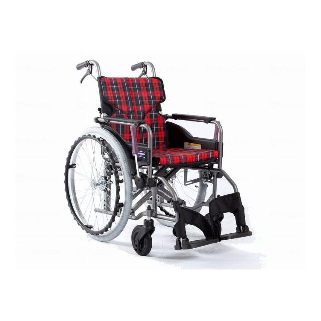 カワムラサイクル モダンAstyle 背折れ自走用 KMD A22 42 SH 赤チェック(A10) 座幅42 前座47cm KMD-A22-42-SH(代引不可)【送料無料】