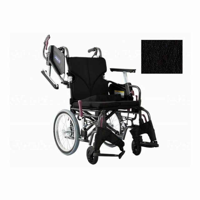 カワムラサイクル モダンCstyle 介助用 16インチ中・高床 エコブラック(No.88) 座幅38 前座43cm KMD-C16-38-M(代引不可)【送料無料】