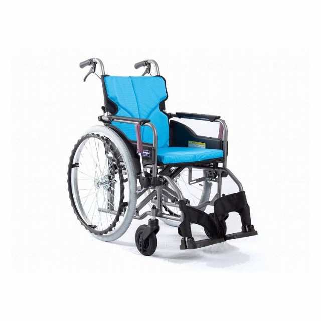 カワムラサイクル モダンAstyle 背折れ自走用 KMD-A22-42-H ライトブルー(NO.83) 座幅42-前座45cm 車いす 車椅子 車イス キャリー 車 移動 介護 補助(代引不可)【送料無料】