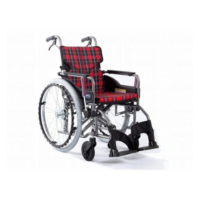 カワムラサイクル モダンAstyle 背折れ自走用 KMD-A22-42-M 赤チェック 