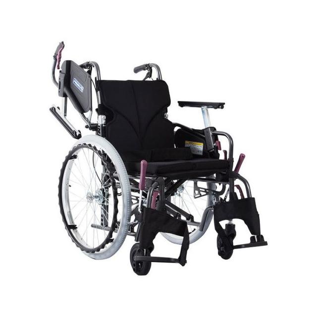 カワムラサイクル モダンCstyle 自走用 22インチ中・高床 エコブラック No.88 座幅38-前座43cm(代引不可)【送料無料】