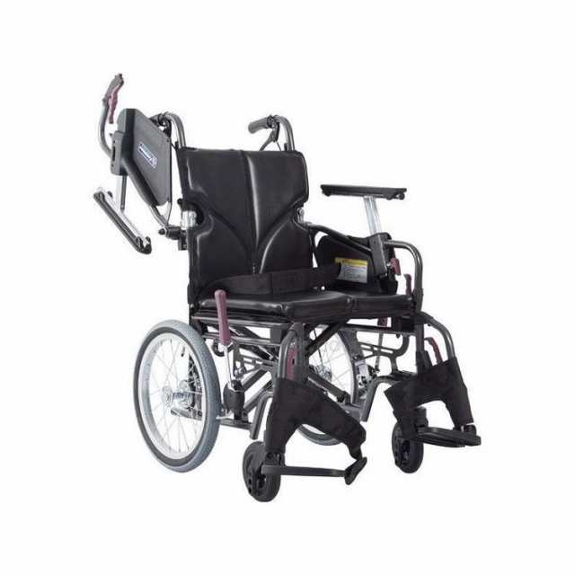 カワムラサイクル モダンCstyle 介助用 16インチ中・高床 エコブラック(No.88) 座幅38-前座47cm 車いす 車椅子 車イス キャリー 車 移動